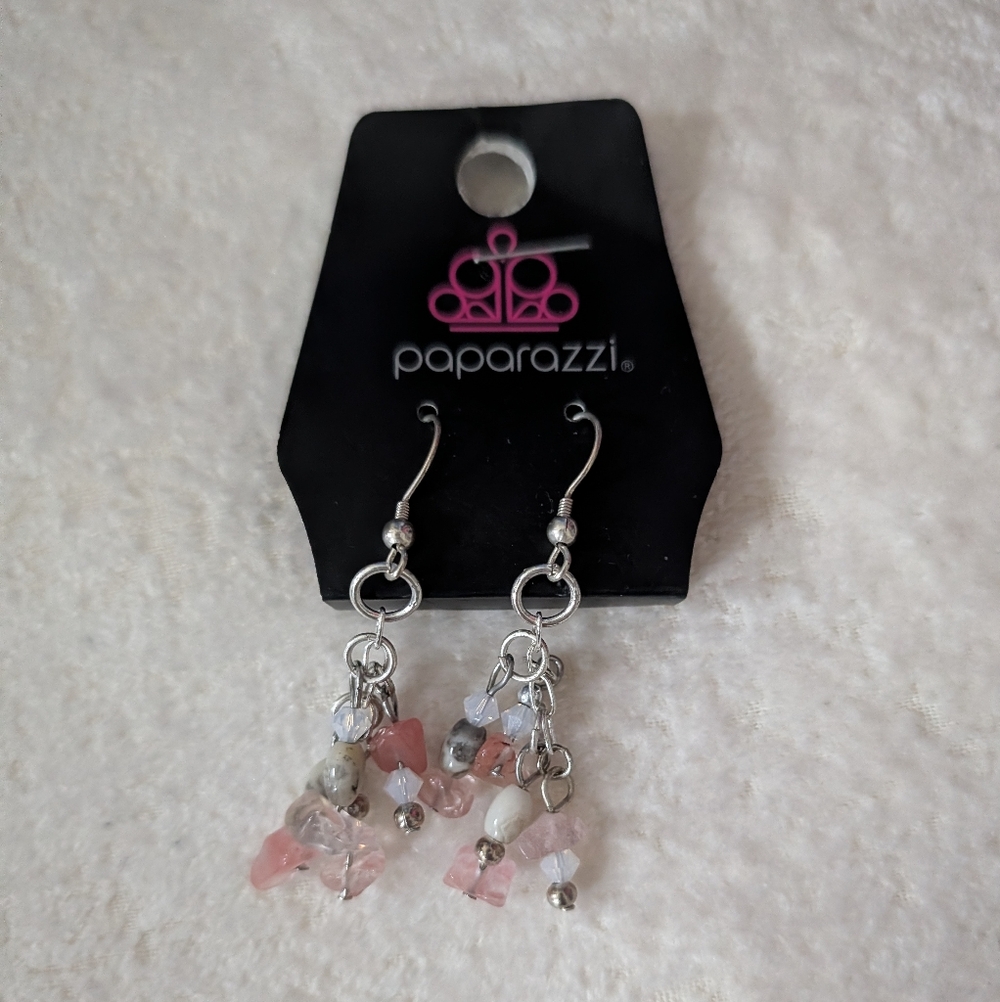 Paparazzi Pink Multi Dangle Earrings New